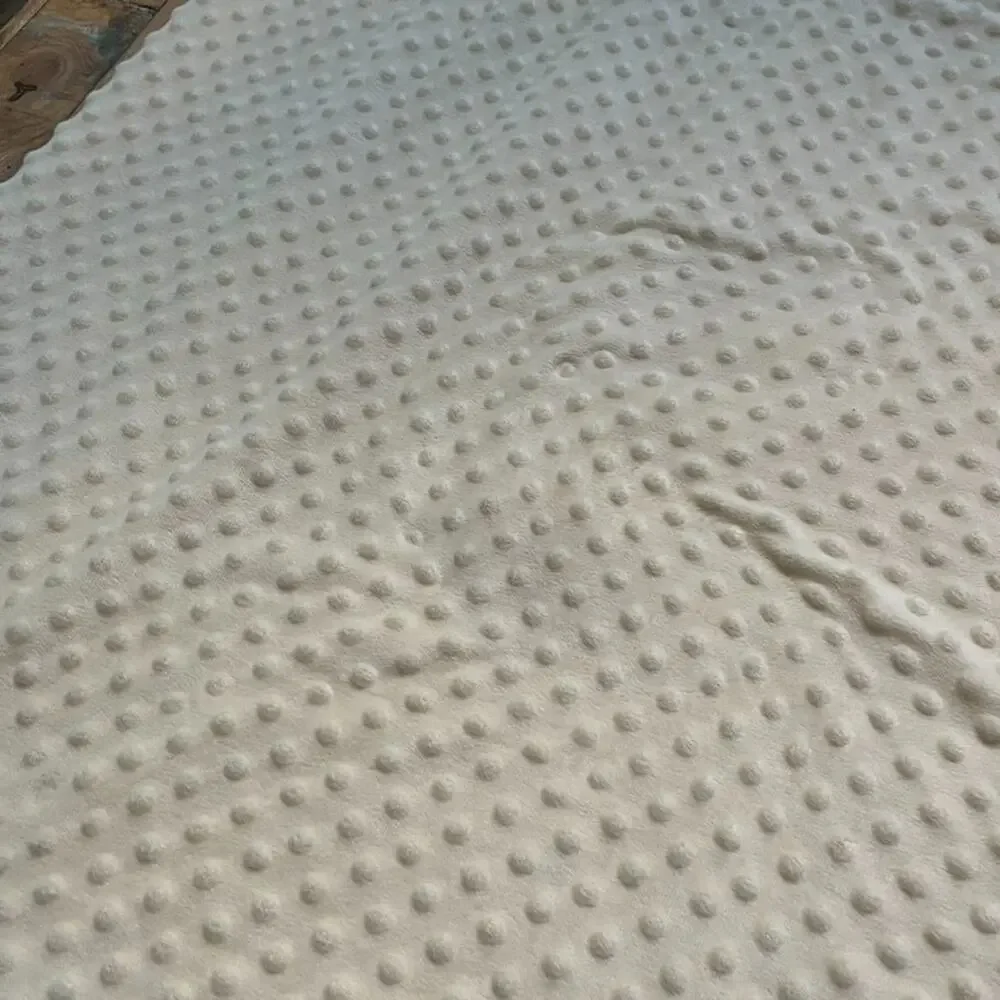 Quility Yellow Cream Weighted Blanket Cover 84 x 90 NO INSERT